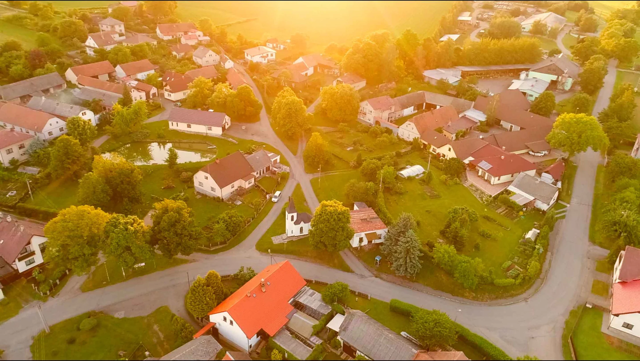Kochánov z ptačí perspektivy